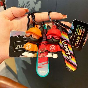 Cute Bear Keychain Pendant for Women Bag Car KeyRing Mobile Phone Fine Jewelry Accessories Kids Girl Gift - Product Image 2