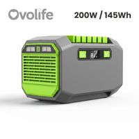 Global Version Mini 200W 145Wh 39000mAh Power Banks Power Station Solar Generator for Outdoor Survival OVO-A1