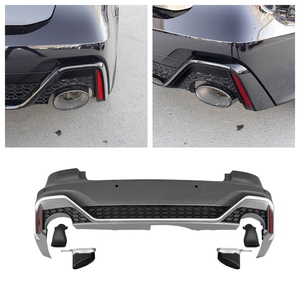 Difusor trasero con tubo trasero para <span class=keywords><strong>Audi</strong></span> <span class=keywords><strong>A7</strong></span>, directo de fábrica, 2020, 2021, <span class=keywords><strong>2022</strong></span>, RS7 - Product Image 3