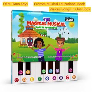 Livre sonore éducatif personnalisé pour l'apprentissage précoce des enfants avec module à membrane coloré pour chansons et comptes-rendus - Product Image 4