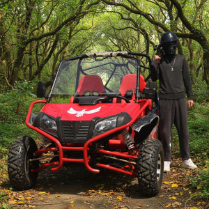 Vente directe Puissant UTV 2 places 4x4 200CC CVT UTV Refroidi par eau Transmission par essieu Véhicule tout-terrain du désert pour adultes - Product Image 3
