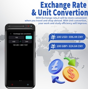 4.1 inch Màn hình rộng Z6 ai thông minh máy dịch 138 ngôn ngữ thời gian thực ghi âm giọng nói và dịch văn bản thiết bị - Product Image 5