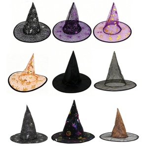 Cappello da Mago Stile Ragnatela Viola, Realizzato in Tessuto Oxford, Accessorio Classico per Costume per <span class=keywords><strong>Feste</strong></span> <span class=keywords><strong>a</strong></span> <span class=keywords><strong>Tema</strong></span> <span class=keywords><strong>Halloween</strong></span> - Product Image 1