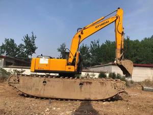 Excavateur de bateau Hyundai 215-7C d'occasion d'origine Hyundai 215-7c Excavateur amphibie de haute qualité à vendre - Product Image 3