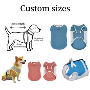 Chaleco Refrigerante Personalizado para Perros, Chaleco Refrigerante para Mascotas para Senderismo y Camping, Ropa Ligera y Transpirable para Perros de Verano - Product Image 2