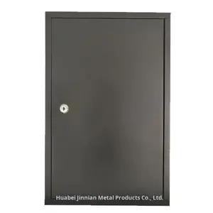 Boîte à clés murale rectangulaire en métal 48 bits avec serrure à clé en option, serrure à code, options personnalisables - Product Image 5