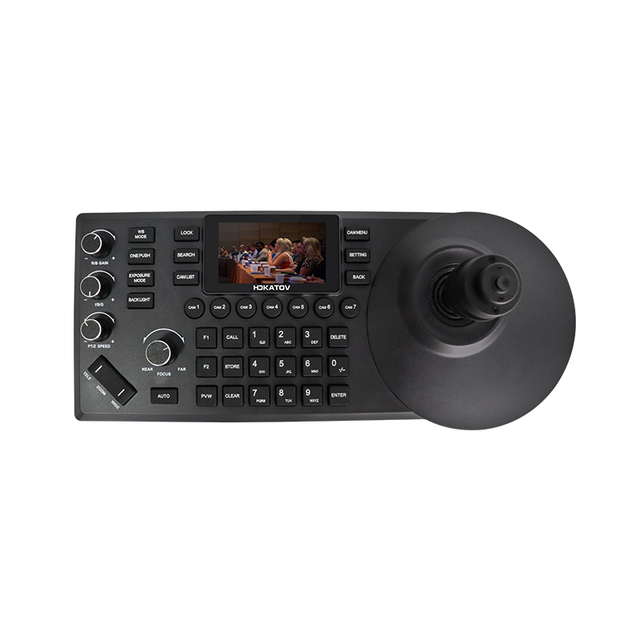 KATOV New Arrive Studio Equipment Broadcast Camera Controller 4D Usb Joystick IP Ptz Controller Joystick for NDI Camera