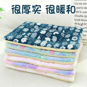 Cartoon Pet Sleeping <b>Mat</b> Rectangle Cotton Fill Warm Dog <b>Cat</b> Bed Four Seasons Use Hand Washable - Product Image 2