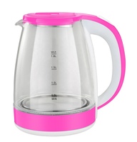Bouilloire électronique pour café et thé Théière en verre 1.8L Bouilloire électrique portable sans fil