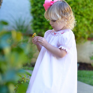 Wholesale Girls' <strong>Dresses</strong> 2021 Summer Baby Girls Machine Smocking Embroidery <strong>Kids</strong> <strong>Dresses</strong> for Toddler Girls Clothing - Product Image 4