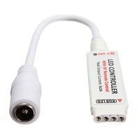 Feican Mini RGB LED Strip Amplificateur 5V-24V Télécommande LED Gradateur avec Courant de Sortie 6A