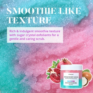 Biểu Tượng Tùy Chỉnh 250G Sạch Sáng Tẩy Tế Bào Chết Vitamin C Lựu Đánh Đường Mặt Cơ Thể Chà - Product Image 4