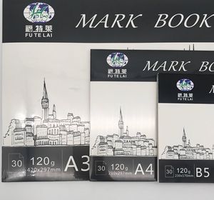 Blocco di Carta per Marcatori <span class=keywords><strong>A4</strong></span> Touch Cool, 30 <span class=keywords><strong>Fogli</strong></span>, Album da <span class=keywords><strong>Disegno</strong></span> Professionale per Studenti e Artisti, Materiali Artistici - Product Image 4