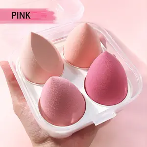 Oem/Odm Your Brand Beauty Foundation Sponge Puff Microfiber Vegan Facial Makeup Sponge