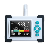 Indoor Air Quality Monitor 8 in 1 Tester CO2 PM2.5 TVOC Formaldehyde Sensor Temperature Humidity Data Logger