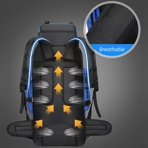 <strong>Large</strong> Capacity 90L Backpack Men Women Portable Nylon Polyester Material Hiking Camping Leisure Sports Travel Outdoor <strong>Rucksack</strong> - Product Image 4