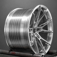 Velg Roda Tempa Custom Deep Concave 6061-T6 18 19 20 21 22 Inci 5X112 5X114.3 5X120 Brushed untuk BMW Audi Nissan GTR Benz