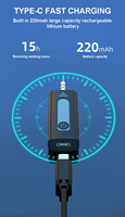 Micrófono Lavalier Inalámbrico K35, Micrófono de Solapa Doble con Clip, Reducción de Ruido, Plug and Play para Teléfono, Cámara, Grabación de Vlogs