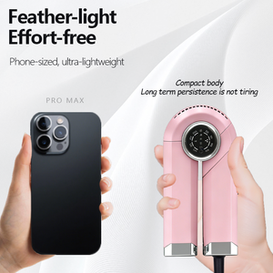 Sèche-cheveux portable pliable à moteur AC haute vitesse 1400W, faible bruit, ions négatifs, air chaud/froid, affichage LED, haute vitesse AC, pour usage hôtelier - Product Image 4