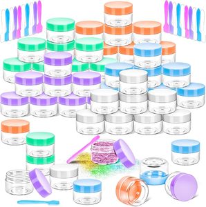 Pot en plastique rond personnalisé de 5 g, 15 g, 20 g, 50 g pour concentrés cosmétiques et crèmes - Product Image 1