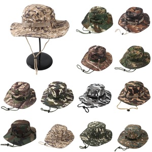 Bucket Fisherman Hat Camouflage Cap Men Hiking Fishing Sun Hat Safari Outdoor <strong>Boonie</strong> Hat - Product Image 2