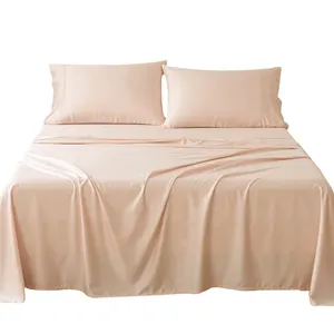 Venta caliente suave 100% algodón 3 piezas cama masaje Mesa algodón sábanas conjunto