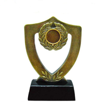 Trophée de championnat de bowling en forme de poisson le plus populaire, trophée de boxe doré