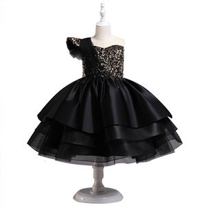 Finalz-vestido Formal de 2 años para bebé, elegante vestido de noche de lentejuelas para fiesta de cumpleaños - Product Image 5