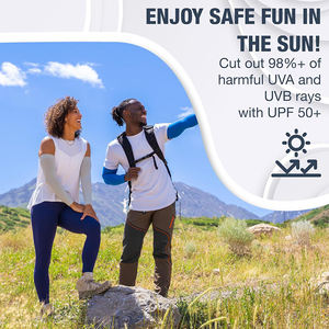 ปลอกแขนระบายความร้อนน้ำหนักเบาแห้งเร็วระบายอากาศได้ดีป้องกันแสงแดดตกปลาขี่จักรยานกลางแจ้งเด็กผู้ชายผู้หญิง - Product Image 6