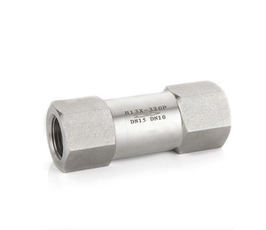 1/4 CO2 1psi thép không gỉ kiểm tra van 1/2 Ống SS304 6000 PSI áp lực cao không trở lại van khí xoay mùa xuân kiểm tra van - Product Image 5