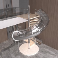 Kit d'escalier en colimaçon d'intérieur, escalier en PVC, design d'escalier à l'intérieur de la maison, construction d'escaliers de sous-sol, escaliers de maison, escaliers d'intérieur en bois massif