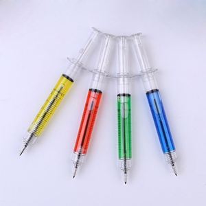 Wholesale Novelty Stationery Syringe Ballpoint Hospital Promotional Logo <b>Pen</b> - Product Image 1