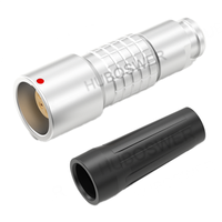 Connecteur Circulaire Push-Pull Multipolaire Série 3K, Étanche IP66/68, 2-32 Broches, pour Rallonge de Câble de Connexion, Type PHG Free Socket