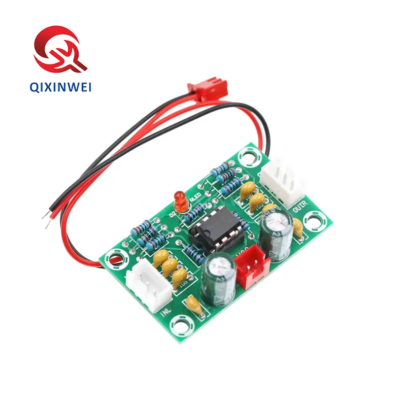 Módulo de preamplificador operativo QXW NE5532, placa de amplificador de Audio Digital de voltaje amplio de 5 veces la tasa de frecuencia, preamplificador