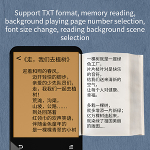 Reproductor <span class=keywords><strong>de</strong></span> música Mp3 y <span class=keywords><strong>Mp4</strong></span>, <span class=keywords><strong>pantalla</strong></span> Lcd sin pérdidas, grabadora <span class=keywords><strong>de</strong></span> sonido Hifi con Fm, E-book, BT 5,0 - Product Image 5