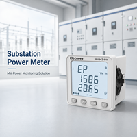 Compteur de puissance multifonction pour postes de transformation MV, triphasé, Modbus-RTU, 3P3W, 3P4W, harmoniques individuelles quatre quadrants, harmoniques 51e, déséquilibre de phase