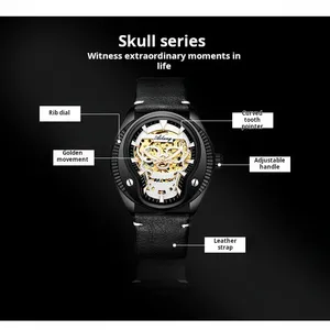 Montre squelette Ailang pour homme, automatique, mécanique, montre de sport tendance pour homme - Product Image 6