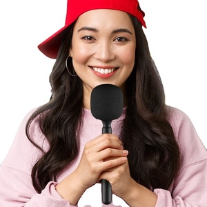 2Mic 3 In1 <b>Wireless</b> <b>Mic</b> Handheld Holder Stick Lapel Microphone Phone Camera Studio Vlog Video Recording Interview Microphone Kit - Product Image 2