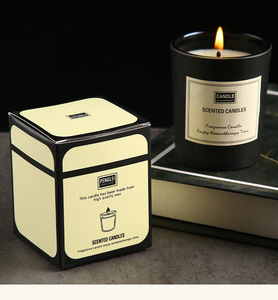 Bougie artisanale en cire de soja et verre, décorations créatives d'aromathérapie pour la maison, sans fumée, pour bars, ambiance Saint-Valentin - Product Image 3