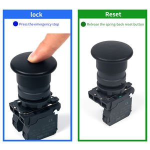 XB5 série d'interrupteurs à bouton XB5-21/31/<span class=keywords><strong>41</strong></span>/42 démarrage et arrêt de la tête champignon réinitialiser la clé d'arrêt d'urgence - Product Image 6