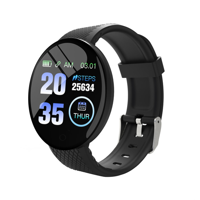 D18 Smart Bracelet TFT Fitness Tracker Heart Rate Monitor Smart Watch for Android IOS Sports Wristband PK D20 M7 Smartwatch