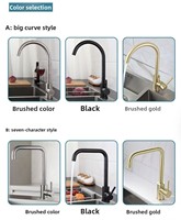 Robinet moderne à trou unique en matériau épaissi, eau chaude et froide, pulvérisation extractible pour robinets de lavabo à capteur automatique