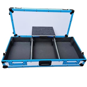 Pioneer Compact DJ Box Boîtier en aluminium étanche EVA Métal Roues intérieures Flight Case C <span class=keywords><strong>DJM900</strong></span> DJ800 X32 OEM ODM Support Stockage - Product Image 1