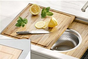 304 Stainless Steel Kitchen Sink, Modern American Black Nanometer Handmade Sink with Rainfall Waterfall - Product Image 6