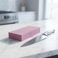 6 Zoll Schleifstein 150x80x25mm PA80L Rosa Gesintertes Aluminiumoxid Abrasiver Schleifblock Ölstein für Gehärteten Stahl