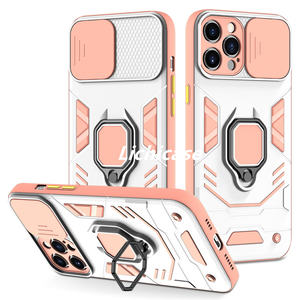 Lichicase Antichoc Béquille Couverture Arrière Téléphone Cas Pour <span class=keywords><strong>Huawei</strong></span> nova Y61 Dur PC Couverture Mobile - Product Image 2