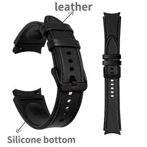 สายนาฬิกาซิลิโคนหนังสำหรับ <span class=keywords><strong>Samsung</strong></span> <span class=keywords><strong>Galaxy</strong></span> Watch 5,สายนาฬิกาหนังสำรองขนาด44มม. 40มม. สำหรับ <span class=keywords><strong>Galaxy</strong></span> 5 Pro 45มม. - Product Image 2