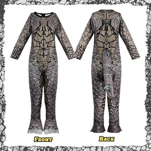 Disfraz de Dinosaurio SINSEN para Niños, Mono de Tiranosaurio Rex con Máscara y Cola, Disfraz para Fiesta de Halloween, Talla Infantil - Product Image 3