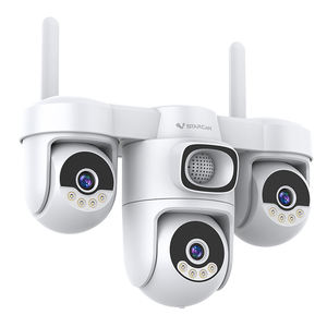 กล้องวงจรปิด AG623FR พลังงานแสงอาทิตย์ 12MP 4G รองรับซิม กล้องรักษาความปลอดภัยแบบหมุนได้ 4 เลนส์ แบตเตอรี่ 12000mAh มาตรฐานกันน้ำกันฝุ่น IP66 มอเตอร์ 6 ตัว สำหรับภายนอกอาคาร - Product Image 3