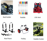 Stabilisateur gonflable pas cher LSF, en PVC, accessoire pour kayak, stabilisateurs pour la pêche en kayak avec garantie d'un an